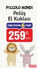 PİCCOLO MONDİ OYUNCAK PELUŞ EL KUKLASI fiyat ve kampanya bilgisi